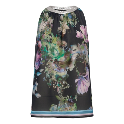 Gustav Printed Haltertop Orchid - Forever Blue Gustav Printed Haltertop Orchid - Forever Blue
